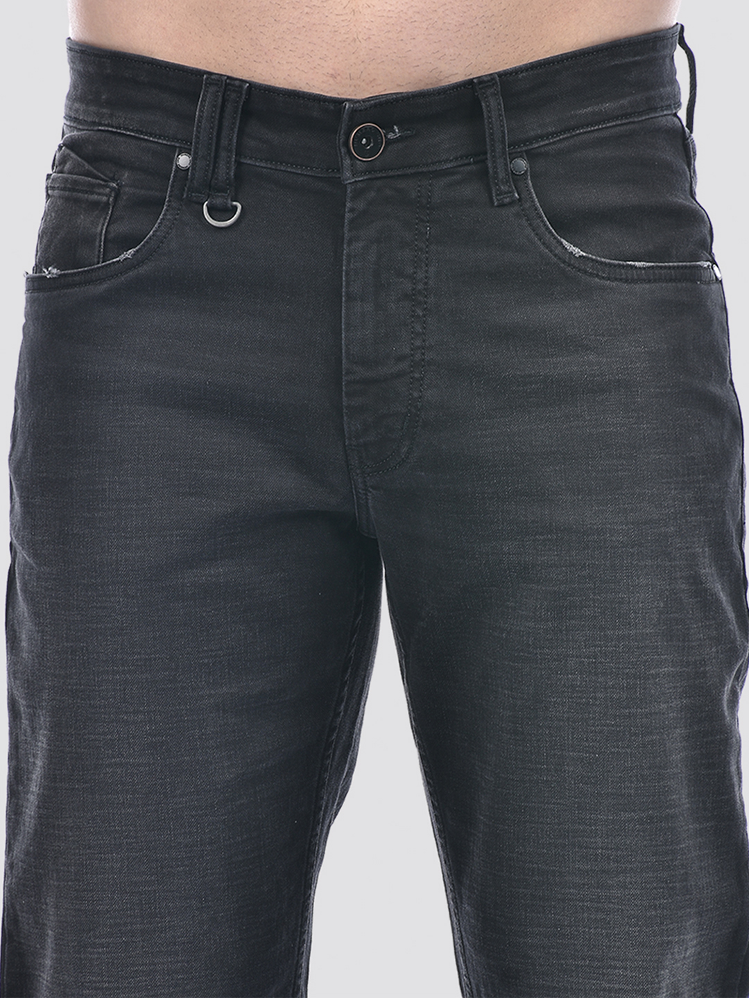 Numero Uno Men Solid Black Jeans